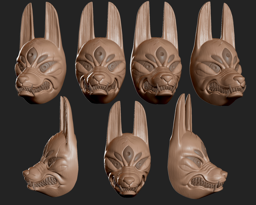 STL file GHOST OF TSUSHIMA Legends Assassin Dog Mask Fan Art Cosplay